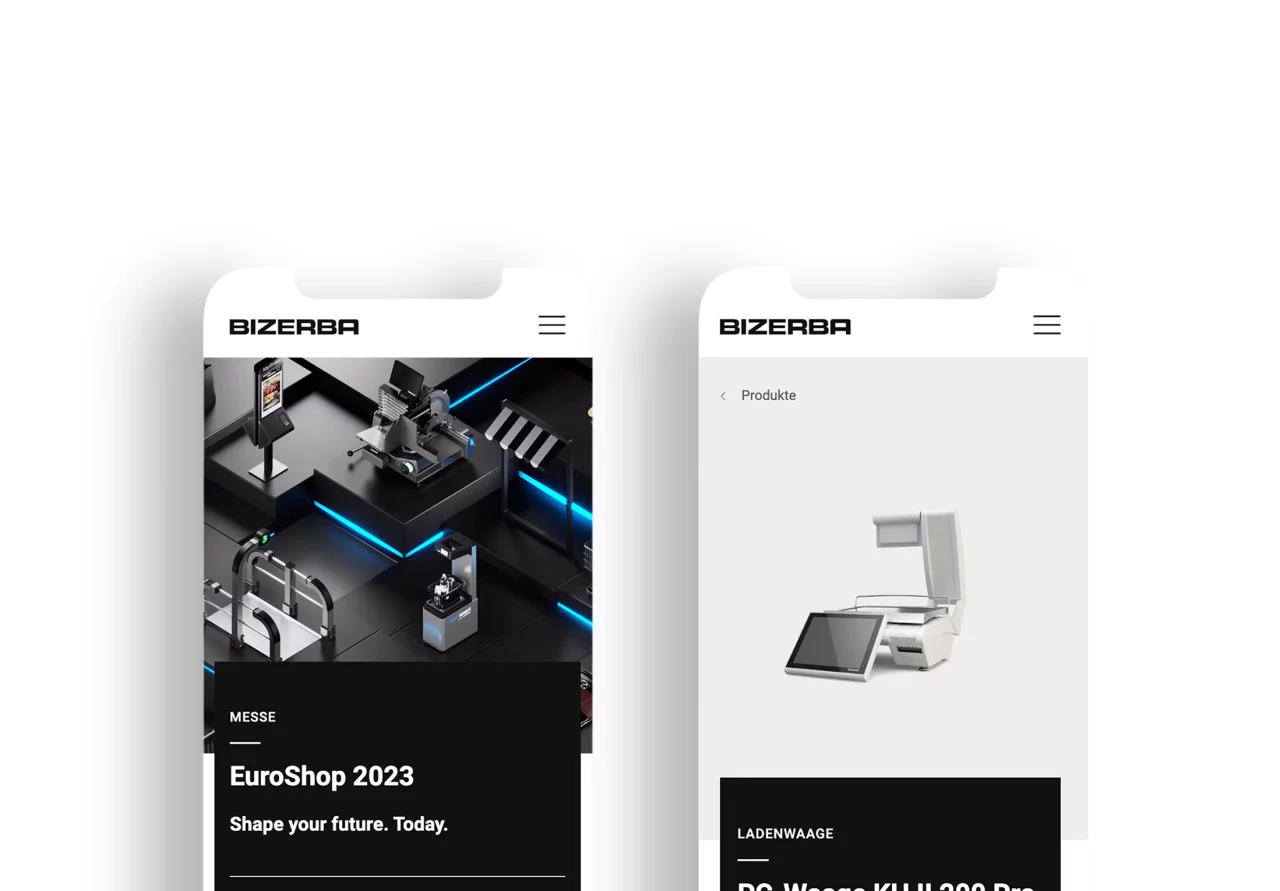 Mobile Designs Bizerba.