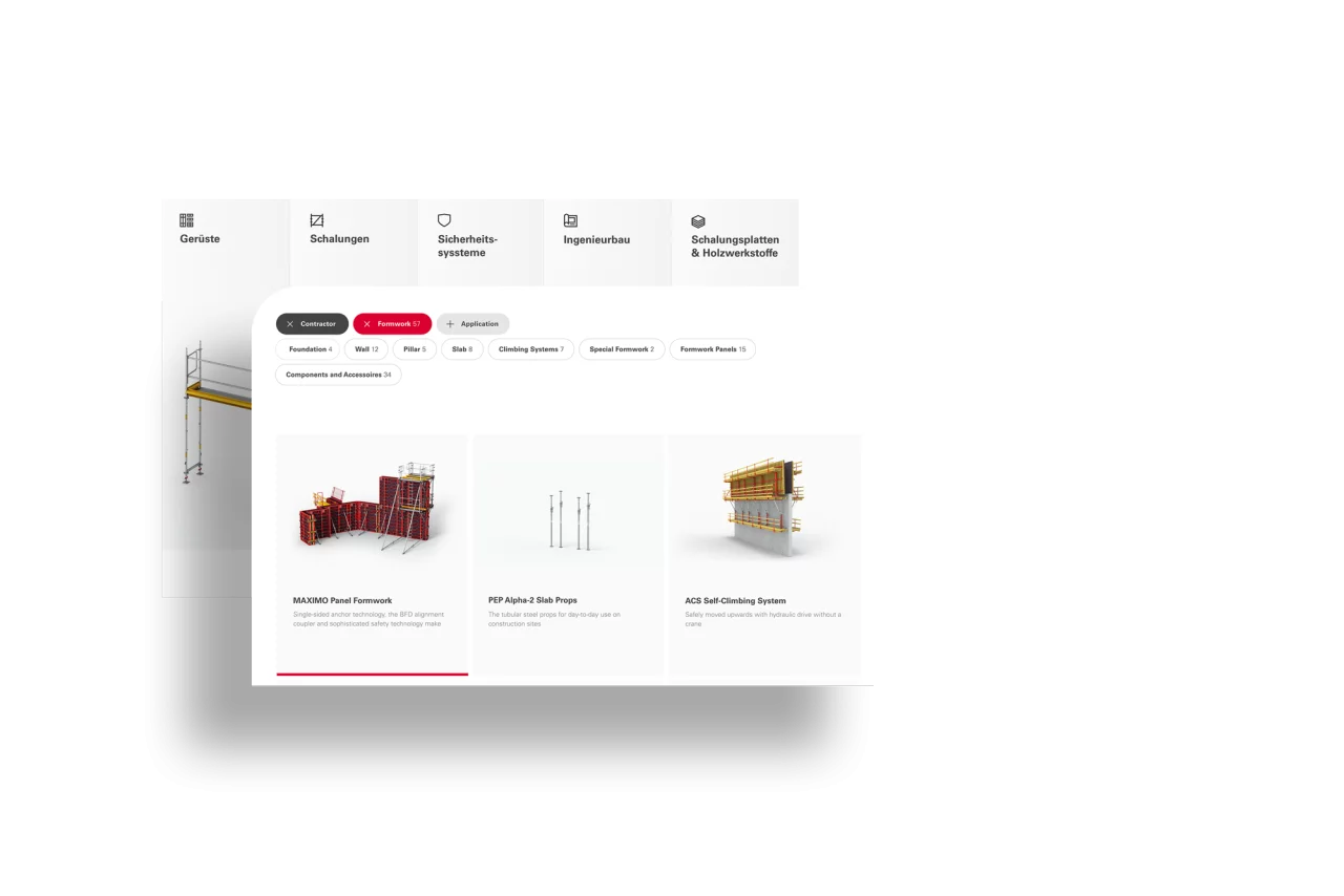 Magnolia Website Mockup Liebherr.