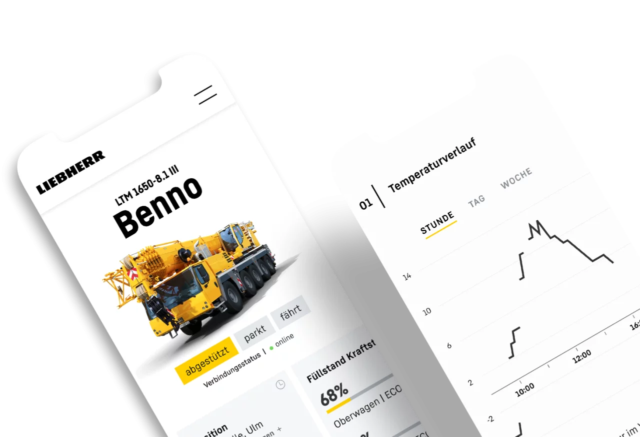 Magnolia Website Mockup Liebherr.